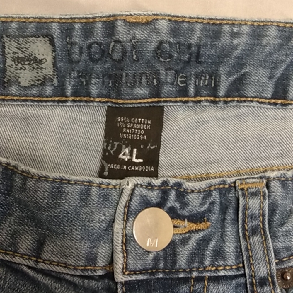 MOSSOMO Boot Cut Jeans - Size 4L - Picture 2 of 6